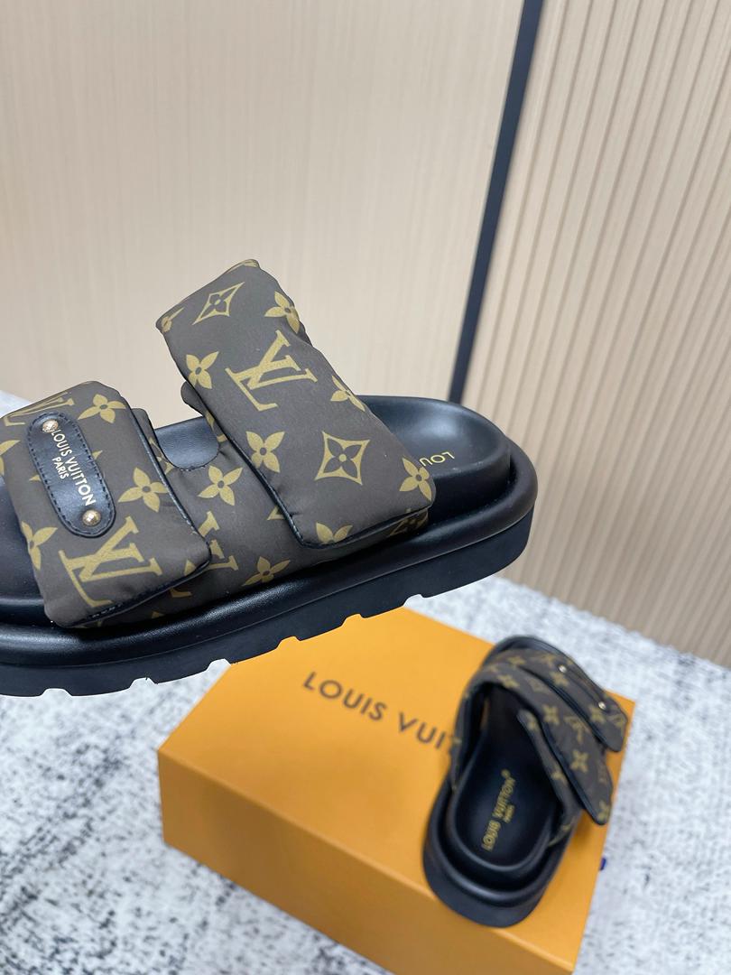Monogram Comfort Slide Sandals