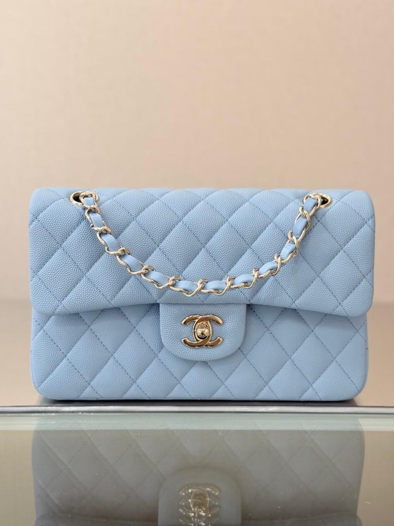 Ivory Quilted Chain Bag White