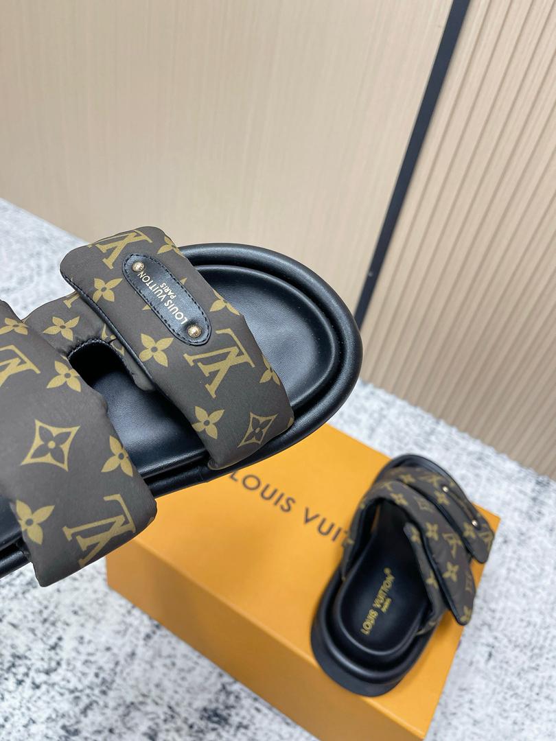 Monogram Comfort Slide Sandals